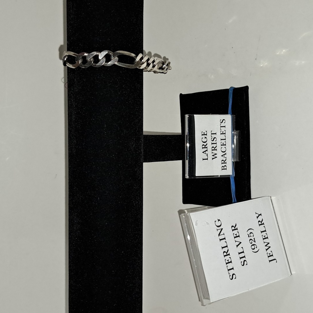 Vintage Sterling silver Italy bracelet 8.5"